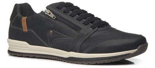 Zapatillas Urbanas Cuero Hombre Pegada 118410-06 Luminares