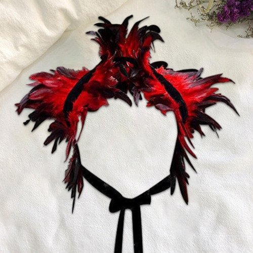 . Mantón De Plumas Victorianas Mantón De Fiesta De
