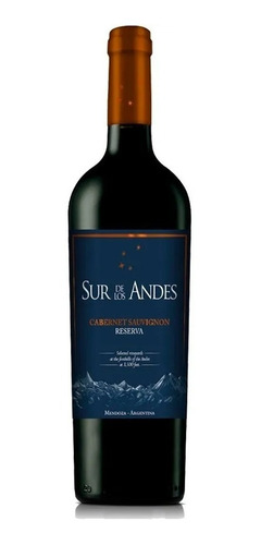 Vino Sur De Los Andes Reserva Cabernet Sauvignon X750cc