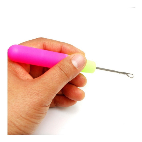 Aguja Gancho Metal Para Extensiones A Corchet