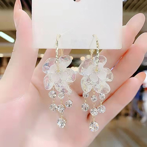 Mh Pendientes De Cadena O Gold Needle New Personality 0001