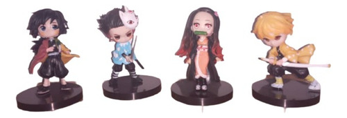 Muñecos Coleccionables Pequeños De Kimetsu No Yaiba 