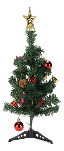Mini Árbol De Navidad De Mesa De 19.7 Pulgadas Decorado Arti