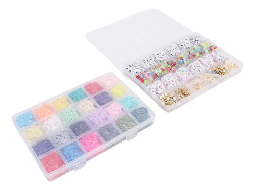 Kit De Pulseras De Amistad Para Bricolaje, 48 Cuentas Con Le