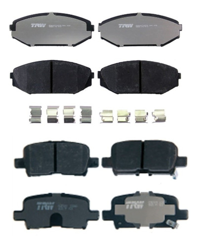 Kit Balatas Delantera Trasera Cl Trw Honda Odyssey 3.5 2004