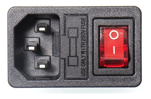 Shangmaoyo 1pcs Power Rocker Switch C14 Ac Zocalo Plug