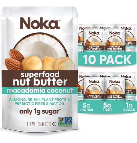 Noka Superfood - Mantequilla De Nueces (coco Macadamia) Paqu