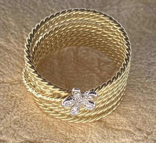 Anel H.stern My Colletion Ouro 18k Com Diamantes Brilhantes