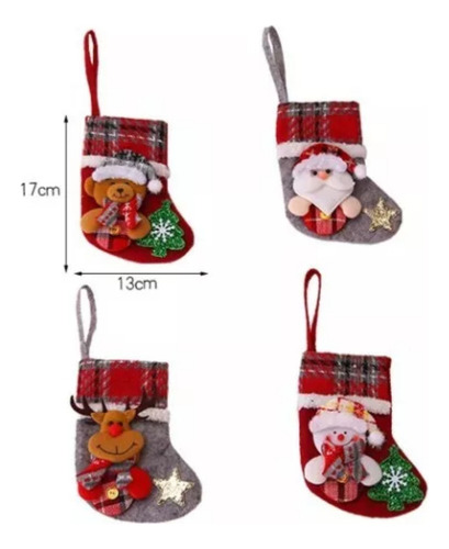 Navidad Estilo Creativo Muñeca Bolsa De Navidad Calcetines