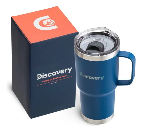 comprar Vaso Termico Tapa Magnetic Slider 600 Ml Termo Mug Discovery Color Azul Vaso Térmico 600 ml
