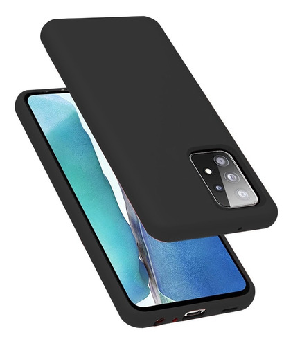 Funda Silicona Liquida + Film Hydrogel Para Samsung A72