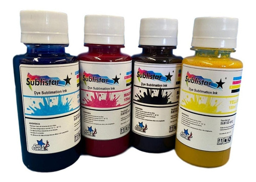 Tinta De Sublimacion 4 (bcym) 100 Cc / Chilecostura