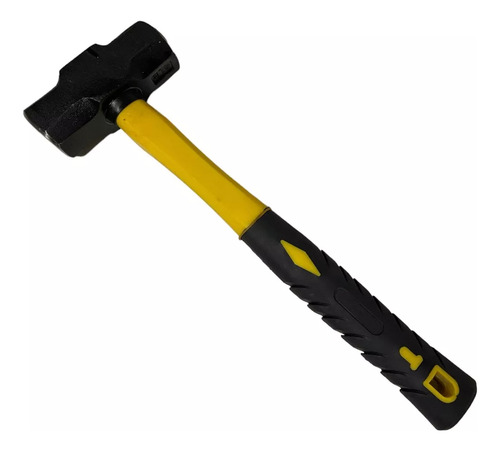 Combo Martillo Mazo 4 Libras 38cm Mango Fibra