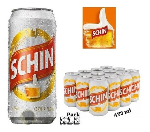 Cerveza Schin Lata 473ml Funda X12u