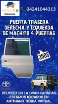 Comprar Puertas Traseras De Toyota Machito 4 Puertas 