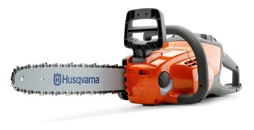 Motosierra eléctrica a batería Husqvarna 120i 36V color naranja