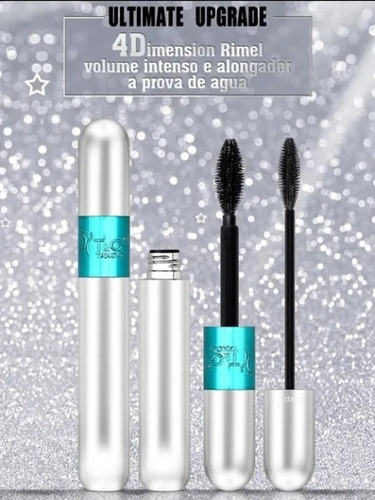 Imagem 8 de 8 de Kit C/ 1 Rimel 4d Tango + 1 Delineador Líquido Ruby Rose