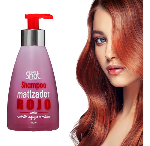 Shampoo Matizador Color Rojo Profesional Kolor Shot 300ml