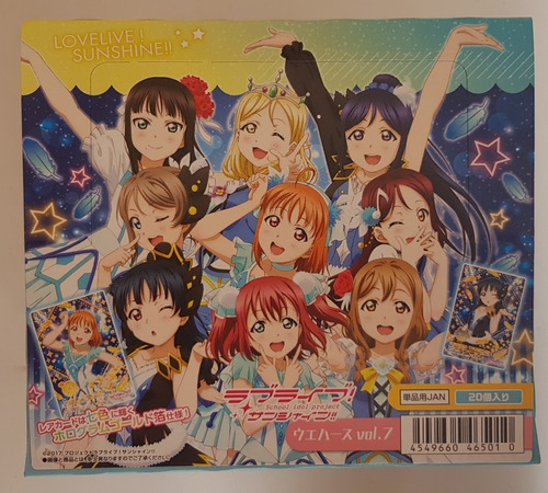 Love Live Sunshine Vol. 7 Bandai Wafer Caja Con 20 Sobres