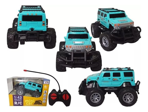 Campero Control Remoto Jeep Militar Regalo Niños Todoterreno