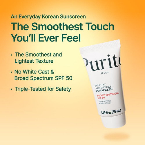 Protector Solar Purito Sun Day Adventure Spf 50, 50 Ml, Ampl