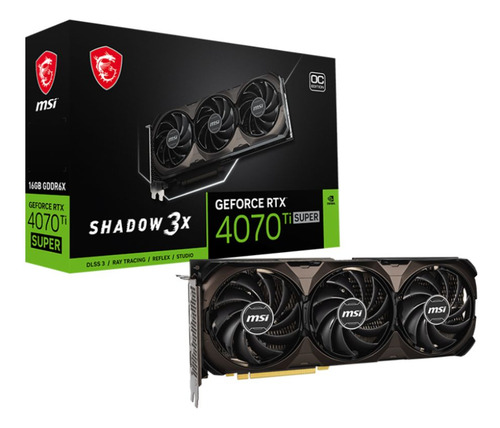 T Video Msi Geforce Rtx 4070 Ti Super 16g Shadow 3x Oc