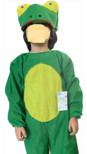 Disfraz Rana Primavera Traje Ranita Niño Sapo Verde