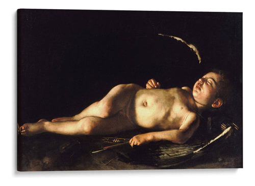 Canvas Lab Cuadro Cupido Durmiendo 105x70, Caravaggio