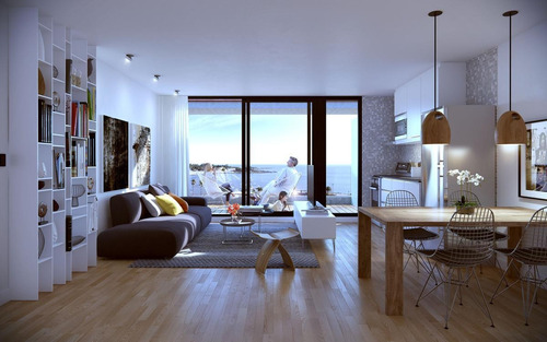 Imagen 16 de 21 de Venta Monoambiente Rambla Parque Rodo En Pozo Con O Sin Muebles