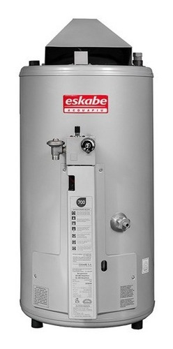 Termotanque Multigas Eskabe Acquapiú A4sh J Gris Plata 40l