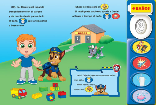 Al Baño Con Paw Patrol, de Varios. Nickelodeon Paw Patrol Editorial Phoenix international, tapa dura en español, 2024