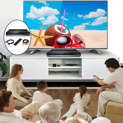 Reproductor De Dvd Sin Región Uhd 1080p Con Salida Av