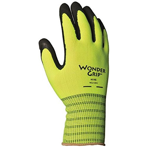 Wg310hvl High-visibility Extra Grip Seamless Knit Work ...