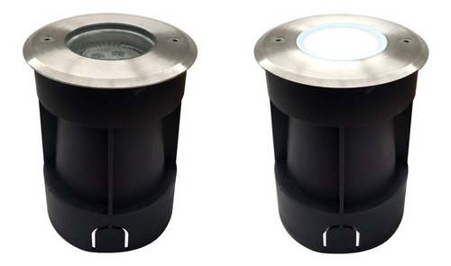 Lampara A Piso Con Foco Led Incluido De 5w Exteriores Jardín