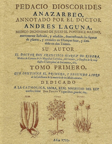 PEDACIO DIOSCORIDES ANAZARBE (2 TOMOS), de Suarez De Ribera, Francisco. Editorial Maxtor, tapa blanda en español