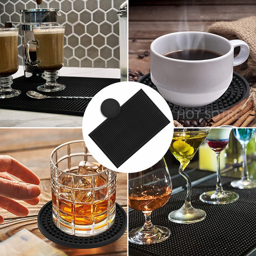 4pz Tapete Para Bar Grande 45 X 30cm Barra Escurridor Barman