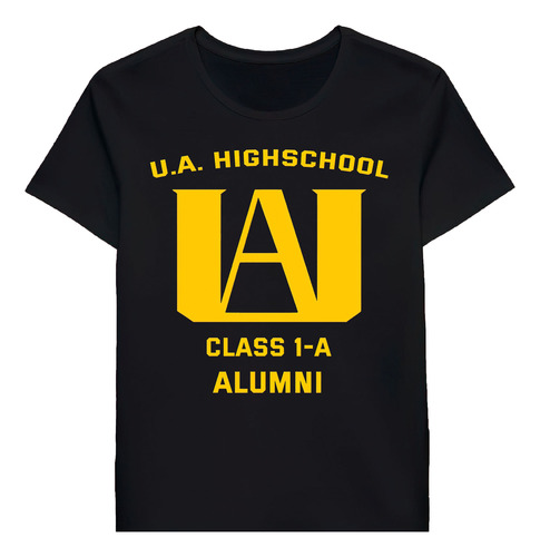 Remera U A High School Class 1 A Alumni Boku No Hermia Y0171