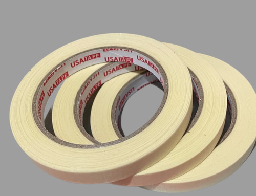 Pack 3 Cinta De Enmascarar Masking Tape 12 Mm X 40 Metros 