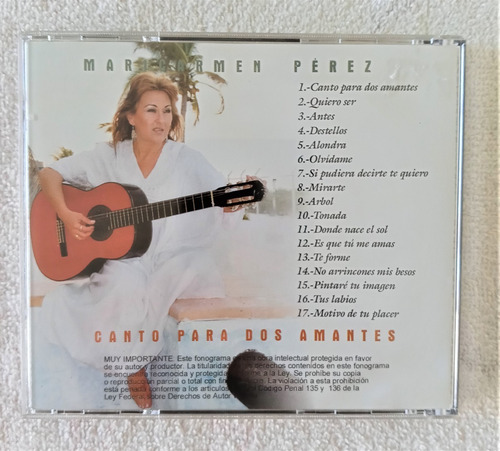 Maricarmen Perez Cd Interpreta A Juan Acereto Trova Yucateca (Usado)