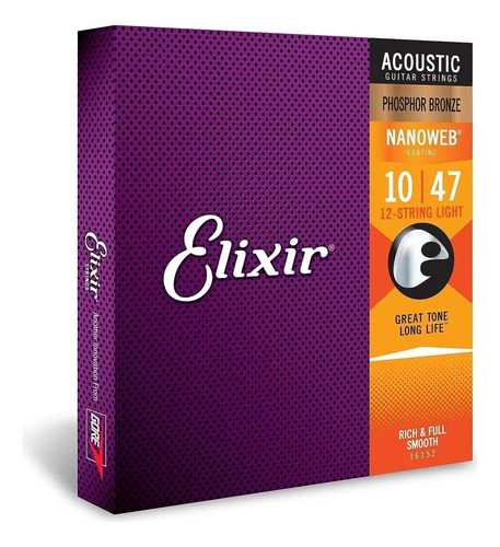 Juego De Cuerdas Guit. Acustica Elixir Bronce 16002