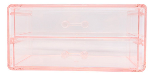 Miniso Caja De Almacenamiento Con Cajón Plástico Coral 18.8x