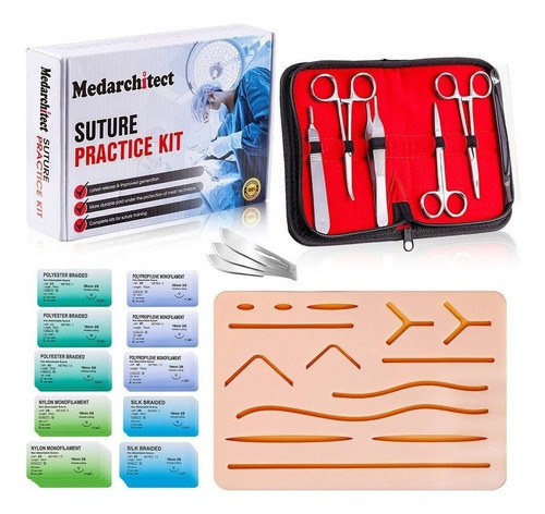 Kit De Prática De Sutura Para Estudantes De Medicina