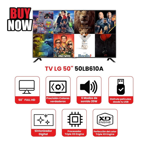 Tv LG 50 = Tcl + Netflix + Youtube + G R A T I S Chromecast!