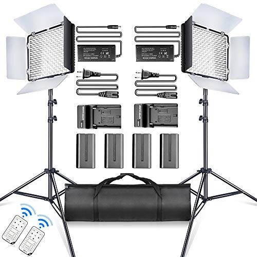 Samtian Led Video Light 600 Led Camerastudio Kit De Luces Cr