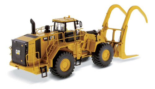 Miniatura Diecast Carregadeira Garras Caterpillar 988k 85917 Cor Amarelo