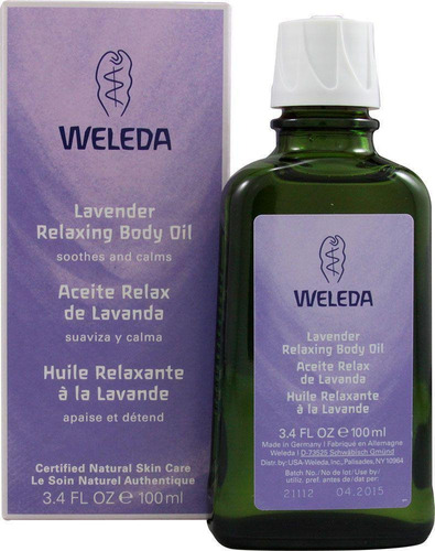 Óleo Corporal Relaxante De Lavanda Weleda - 100ml