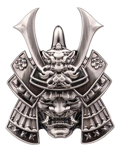 Aa Máscaras De Samari Samurai Mask Vinilo Adhesivo Plata