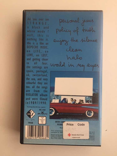 Imagem 3 de 7 de Depeche Mode Strange Too Fita Vídeo Cassete Vhs Importada Uk