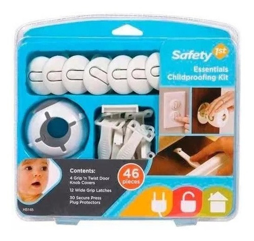 Kit De Seguridad - Safety - Para Bebes - 46 Pzas - Original.