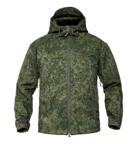 Chaqueta Táctica Con Forro Polar De Camuflaje Militar